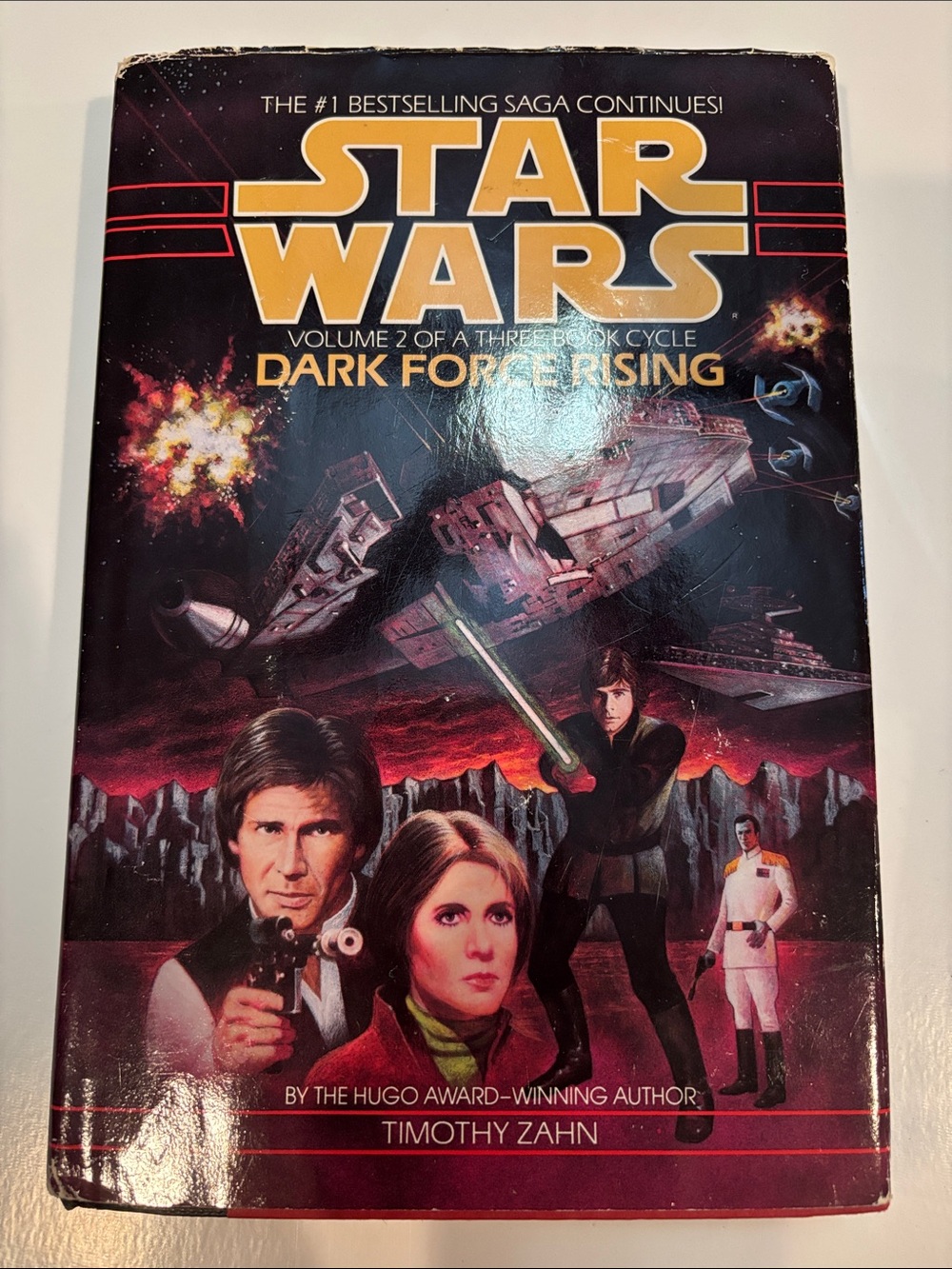 Star Wars Dark Force Rising Volume 2 of a three hard book cycle by Timothy Zahn